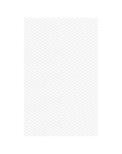 Декор настенный Муза 25х40 см белый Unitile