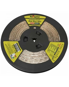 Лента светодиодная 12В 48Вт 50м RGB IP20 холодный свет Navigator