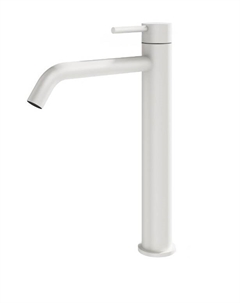 Смеситель высокий для раковины IXO XO0052BO белый матовый Plumberia selection