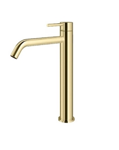 Смеситель высокий для раковины IXO XO0052OR золото 24К Plumberia selection
