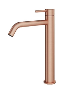 Смеситель высокий для раковины IXO XO0052RS медь брашированная Plumberia selection