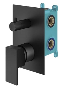 Встраиваемый смеситель для душа TAG KITTG1901NO черный матовый Plumberia selection