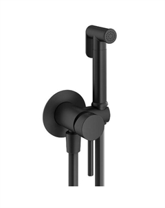 Смеситель с гигиеническим душем IXO XO2000NO черный матовый Plumberia selection
