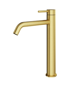 Смеситель высокий для раковины IXO XO0052OB золото брашированное Plumberia selection