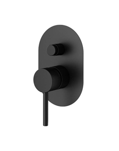 Встраиваемый смеситель для душа IXO XO1001NO черный матовый Plumberia selection