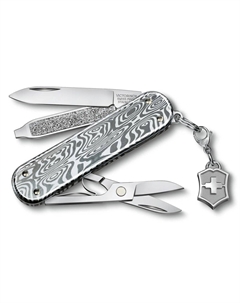 Нож перочинный 5 в 1, серебристый, Classic Brilliant (0.6221.34) Victorinox