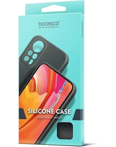Чехол-накладка BoraSCO для смартфона TECNO Spark Go 2023, силикон, черный (71352) Borasco