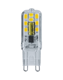 Лампа светодиодная G9, JC, 220В, 5Вт, 400лм, 3000 К/теплый, 80 Ra, Navigator (24370 / NLL-P-G9-5-230-3K-NF / 80251)