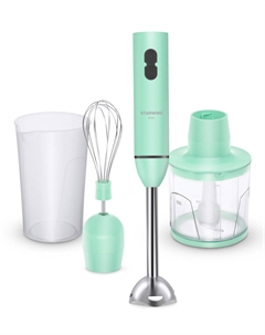 Блендер погружной Starwind SBP1113c 750 Вт, белый/зеленый (SBP1113c)