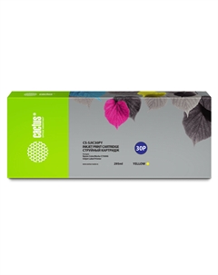 Картридж струйный Cactus CS-SJIC30PY (SJIC30PY/C33S020642), желтый, совместимый, 295мл, для Epson ColorWorks TM-C7500G