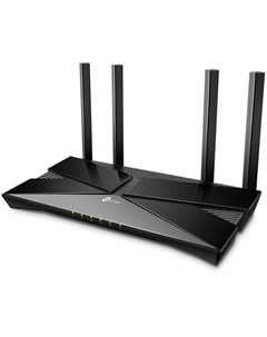 Wi-Fi роутер Archer AX53, 802.11a/b/g/n/ac/ax, 2.4 / 5 ГГц, до 2.4 Гбит/с, LAN 4x1 Гбит/с, WAN 1x1 Гбит/с, внешних антенн: 4 Tp-link
