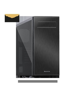 Корпус HAWK TG, ATX, Midi-Tower, 2xUSB 3.1, черный, Без БП (AL-02B-TG-OP ) Chieftec