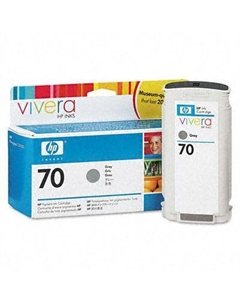 Картридж струйный HP 70 (C9450A), серый, оригинальный, объем 130 мл для HP HP Designjet Z3100 / Z3120 1118мм / Z3120 610мм / Z3200 1118мм / Z3200 610мм / Z3100 Hp