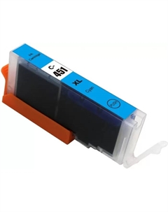 Картридж струйный NV Print NV-6473B001 (CLI-451XL/6472B001), голубой, совместимый, 12 мл, для Canon Pixma iP7240/MG6340/MG5440 Nv print