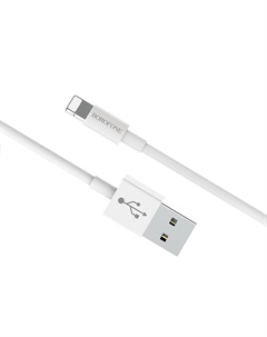 Кабель USB-Lightning 8-pin, 2A, 1м, белый Borofone Bloom BX22 (703309)