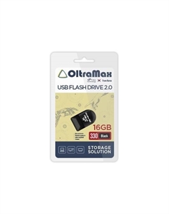 Флешка 16Gb USB 2.0 330, черный (OM-16GB-330-Black) Oltramax