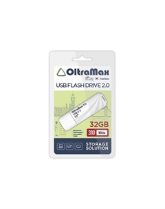 Флешка 32Gb USB 2.0 310, белый (OM-32GB-310-White) Oltramax