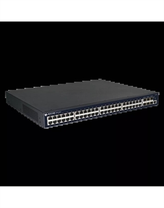 Коммутатор S3900-48P6X, управляемый, кол-во портов: 48x1 Гбит/с, кол-во SFP/uplink: SFP+ 6x10 Гбит/с, установка в стойку, PoE: 48x30 Вт (макс. 740 Вт) Bdcom