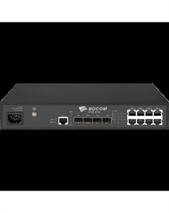 Коммутатор S2900-8P4X, управляемый, кол-во портов: 8x1 Гбит/с, кол-во SFP/uplink: SFP+ 4x10 Гбит/с, установка в стойку, PoE: 8x30 Вт (макс. 125 Вт) (S2900-8P4X) Bdcom