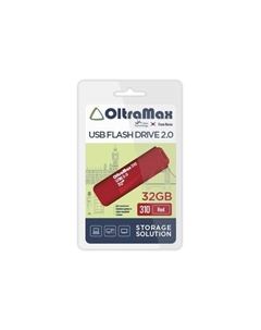 Флешка 32Gb USB 2.0 310, красный (OM-32GB-310-Red) Oltramax