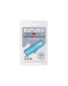 Флешка 32Gb USB 2.0 620, синий (EX-32GB-620-Blue) Exployd