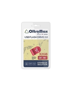 Флешка 32Gb USB 2.0 330, красный (OM-32GB-330-Red) Oltramax