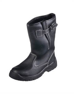 Сапоги рабочие из искусственной кожи утепленные размер 41 черные Аскет (141445) Mistral