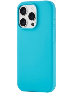 Чехол MagSafe для iPhone 16 Pro, силикон, soft-touch, бирюзовый Moonfish