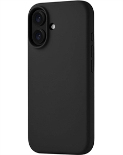 Чехол Touch Case MagSafe для iPhone 16, soft-touch, черный Ubear