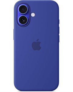 Чехол для iPhone 16 Silicone with MagSafe, ультрамарин Apple
