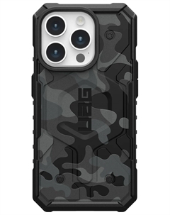 Чехол Pathfinder SE MagSafe для iPhone 15 Pro Max, черный камуфляж Uag