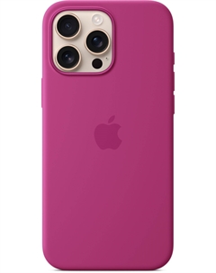 Чехол для iPhone 16 Pro Max Silicone with MagSafe, фуксия Apple