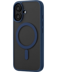Чехол Cloud Case MagSafe для iPhone 16, silk-touch, темно-синий Ubear