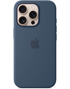 Чехол для iPhone 16 Pro Silicone with MagSafe, «синий деним» Apple