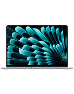 MacBook Air 15" (M3, 8C CPU/10C GPU, 2024), 16 ГБ, 256 ГБ SSD, 35 W, серебристый Apple