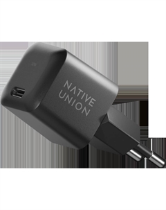 Сетевое зарядное устройство Fast GaN Charger USB-C, PD, 30 Вт, черный Native union