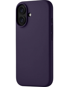 Чехол Touch Case MagSafe для iPhone 16, soft-touch, темно-фиолетовый Ubear