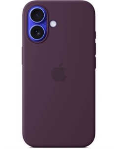 Чехол для iPhone 16 Silicone with MagSafe, сливовый Apple