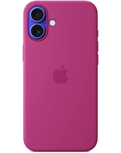 Чехол для iPhone 16 Plus Silicone MagSafe, фуксия Apple