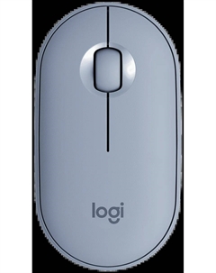 Мышь M350 Pebble Wireless, серо-голубой Logitech