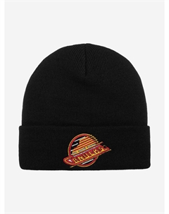 Шапка с отворотом 21019A-VAC Vancouver Canucks Cuffed Knit NHL (черный), Черный American needle