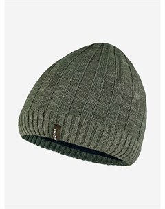 Шапка мужская Heathered Rib Knit Beanie мембранная водонепроницаемая бини для охоты и рыбалки, Зеленый Dexshell