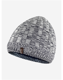 Шапка мужская Heathered Rib Knit Beanie мембранная водонепроницаемая бини для охоты и рыбалки, Серый Dexshell
