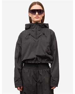 Ветровка женская с капюшоном, Черный Jumkey