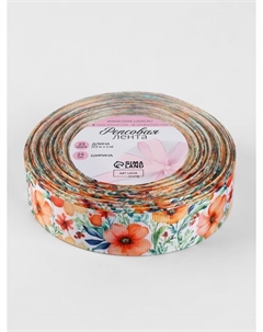Лента репсовая Арт узор