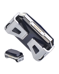 Gps трекер для животных ak32, с ошейником, точность до 10 м, акб 500 мач, серебристый Nobrand