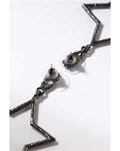 Серьги висячие со стразами Qf