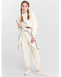 Спортивный костюм для девочек кремовый Mark formelle