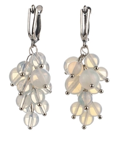 Серьги Бусики-колечки