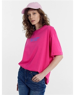 Футболка женская розовая с надписью Mark formelle